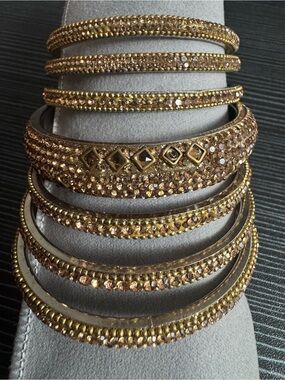Radha Rani Bangle Bracelet Set - Bridal. wedding. ceremonial. India